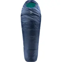Haglöfs Musca -13ºc Sleeping Bag Bleu Short / Left Zipper