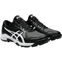Asics Chaussures de hockey pour hommes GEL PEAKE 2, couleur noire et bleu électrique, taille 7