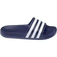 Adidas Mule 'Adilette Aqua' bleu foncé / blanc