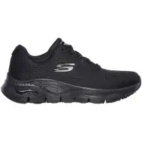 SKECHERS Baskets basses 'Arch Fit' beige / noir