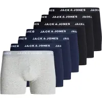 Jack & Jones Boxers 'JACAnthony' bleu marine / gris chiné / noir / blanc