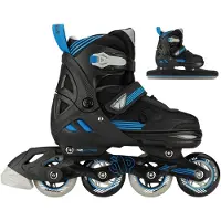 Nijdam Patins Speed Combi Ice Enfants (réglables)
