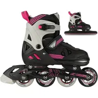 Nijdam Patins Speed Combi Ice Enfants (réglables)