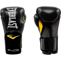 Everlast Prostyle 2 Leather Artificial Boxing Gloves Noir 14 oz