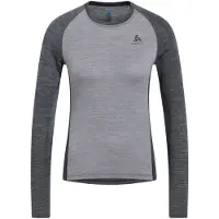 Odlo Natural Performance Long Sleeve Base Layer Gris L Femme