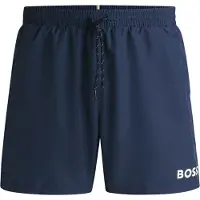 BOSS Shorts de bain 'Starfish' marine / blanc