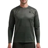 Rogelli Hommes, Maillot de cyclisme, Chemise de VTT Adventr Core (M), Vert, M