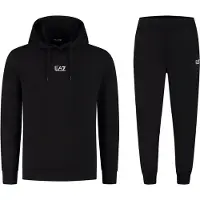 Emporio Armani Survêtement noir / blanc