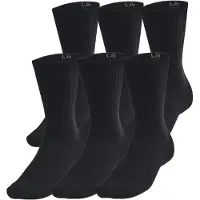 Under Armour Essential Crew Socks 6 Pairs Noir EU 36 1/2-42 Homme
