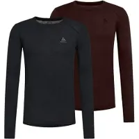 Odlo Maillot Thermique Active Warm Eco Base Layer Longsleeve Hommes (lot de 2)