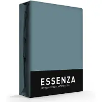 Essenza Drap-Housse Essenza Premium Stone Blue (Percale)-80 x 200 cm