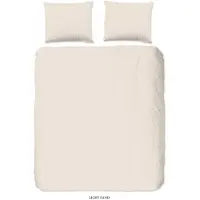 Good Morning Housse de couette Uni 240x200/220 cm Beige clair