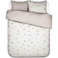 Covers En Co Housse de couette Booby Trap en percale de coton biologique 200TC -y compris les taies d’oreiller