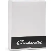Cinderella Drap Housse Surmatelas Cinderella White (Jersey)-180 x 200/210 cm