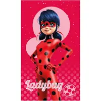 Miraculous Serviette De Bain Et De Plage Imprimée 100% Coton, Miraculous Ladybug Supergirl Rouge