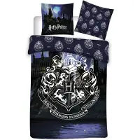 Harry Potter - Blue - Parure De Lit 140x200cm - '100% Microfibre