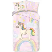 Bonjour les enfants Housse de couette pour enfants Unisweet 140x200/220 cm