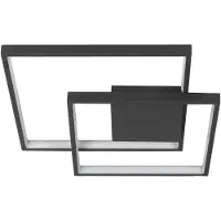 Highlight Plafonnier design Piazza noir 42 x 41cm