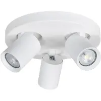 Highlight Spot en saillie Oliver 3 lumières blanc mat