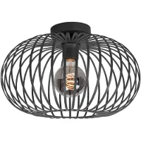 Highlight Plafonnier Bolato noir Ø 38cm