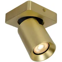 Artdelight Spot orientable en saillie Megano or