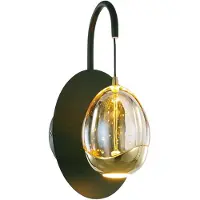 Highlight Applique murale Golden Egg Noir Simple