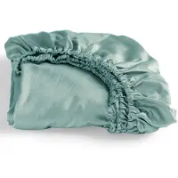 Cinderella Drap-Housse Cinderella Sundays Mineral Green (Satin)-90 x 210 cm