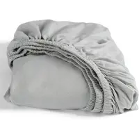 Cinderella Drap-Housse Sur-Matelas Cinderella Light Grey (Double Jersey)-160 x 200/210 cm