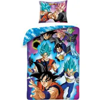 Halantex SP. z.o.o. Dragon Ball Version 2 140 X 200 Cm/70 X 90 Cm Duvet Cover Multicolore