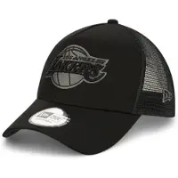 New Era La Lakers Nba E Frame Trucker Adjustable Cap Noir