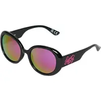 Superdry Femme Lunettes de Soleil SDR Oversize Bug, Noir &amp; Rose