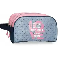 Pepe Jeans Noni Denim Wash Bag Bleu,Rose