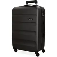 Joumma Bags unisex. 5849260 Valise Rigide Moyenne 65cm Flex Noir (OSFA), Casuel, Synthétique