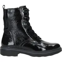 Tamaris Bottines à lacets 'Veterschoenen Hoog' noir