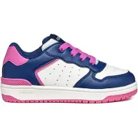 Geox J WASHIBA Girl D Basket, Bleu, 27 EU