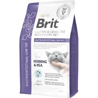 Brit Veterinary Diets Cat Gastrointestinal Low Fat Croquettes contre les troubles du système digestif du chat 2 kg