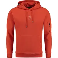 Key Largo Sweat-shirt 'MEMBERSHIP' orange / blanc