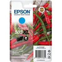 Epson Ink 503XL cartouche d'encre 1 pièce(s) Original Rendement élevé (XL) Cyan