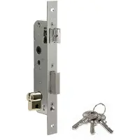Cisa 44661.20.0.01.12 Mortise Lock Argenté