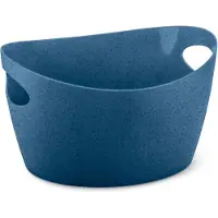 Koziol Panier de Rangement Koziol Bottichelli Small Organic Deep Blue