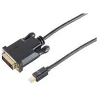 S-Impuls BS10-55045 Adaptateur/interface de câble Mini Displayport DVI-D Noir (3 m), Câble vidéo, Noir