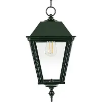 Ks Verlichting Lampe suspendue de porche Bergeijk Chain K6 noir