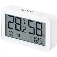 Sygonix Thermo-hygromètre avec appli mobile, Thermomètre + hygromètre, Blanc