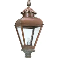 Ks Verlichting Lampe lanterne nostalgique Jan vd Heijden 80cm marron cuivré