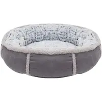 Rosewood Panier pour chien Plush Donut Grey