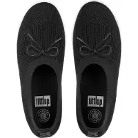 FitFlop Ballerines FitFlop ÜBERKNIT TM SLIP-ON BALLERINA WITH BOW BLACK CO femme || Taille 36