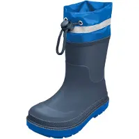 Playshoes Bottes en caoutchouc bleu / marine / gris clair