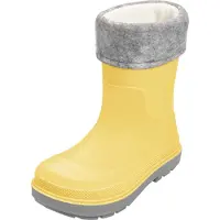 Playshoes Bottes en caoutchouc jaune / gris