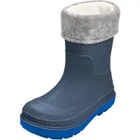 Playshoes Bottes en caoutchouc marine / gris / gris clair