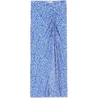 Bershka Jupe bleu ciel / blanc